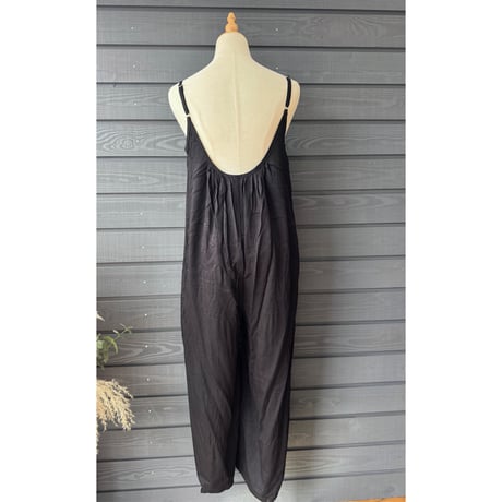 Simple Jump Suit Bamboo 100% Black