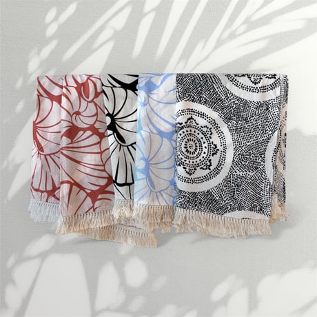 Sarong　Shell Light Blue