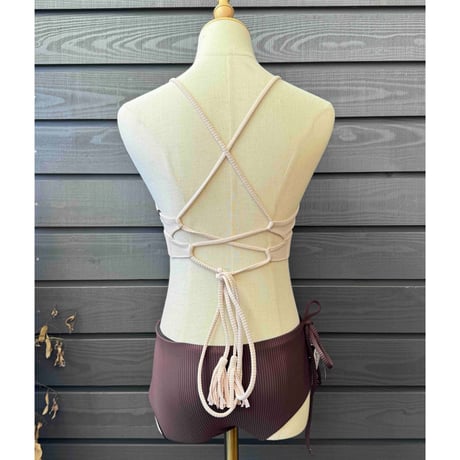 Surf Boy Shorts ♻️eco Rib Chestnuts