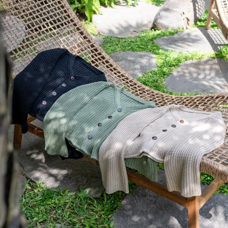 Cotton Knit Cardigan Matcha