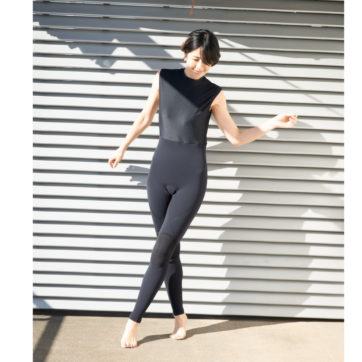 JBBFフィットモデル　スイムスーツ サテン　ピンクSV 正規品 Surf Suit – Bella SIRENA | via Bella