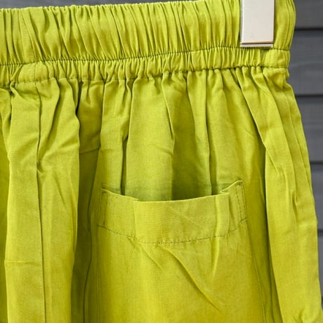 Bamboo100% Fabric Mustard Green Short Pants