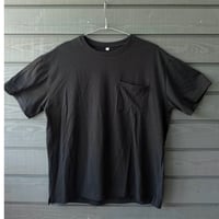 Bamboo Cotton Simple Tshirt Black