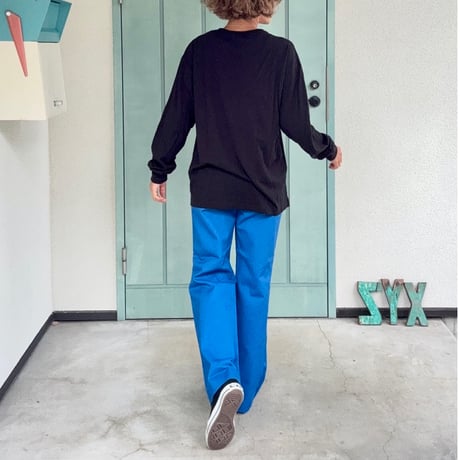 Bamboo Cotton Simple Long T-shirt Black