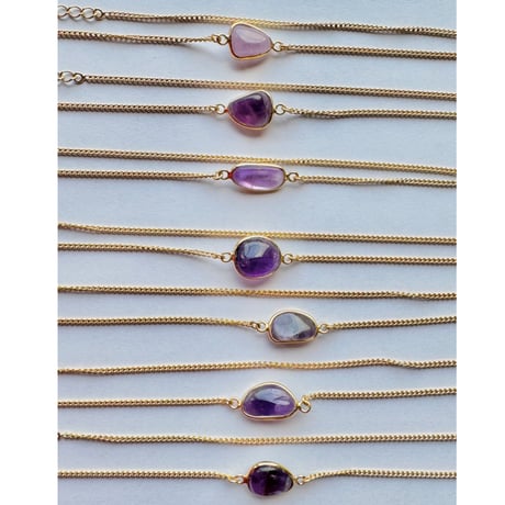 via Bella Gemstones Necklace Amethyst