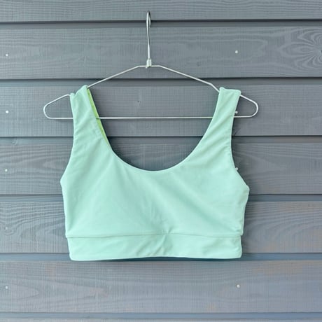 Reversible Bikini Top　Lichen x Melon