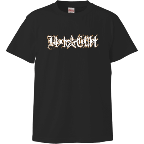 【受注生産】BlackCometオリジナルTシャツ（豹柄ロゴ）ブラック