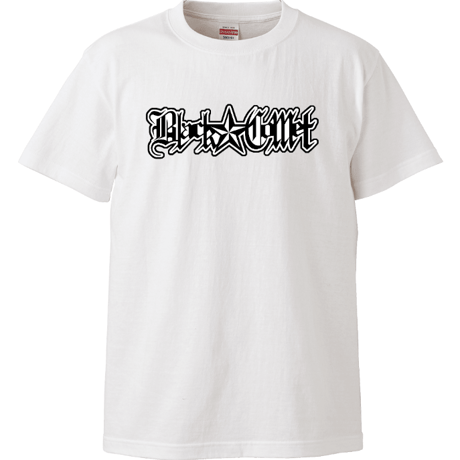 【受注生産】BlackCometオリジナルTシャツ（白黒ロゴ）ホワイト