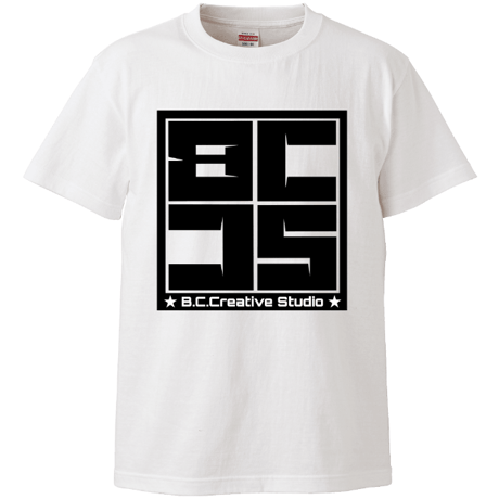 【受注生産】BlackCometオリジナルTシャツ（B.C.C.ロゴ）ホワイト