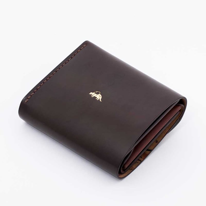 小物 HORWEEN Shell Cordovan LZip Wallet Horween] Shell Cordovan - Smart Wallet (L Zip)