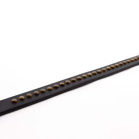 JB406 ( studded bow  belt ) black
