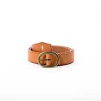 JB404 ( oval buckle belt ) brown