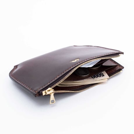Jacou JW007 HORWEEN shell CORDOVAN ( pouch wallet M )