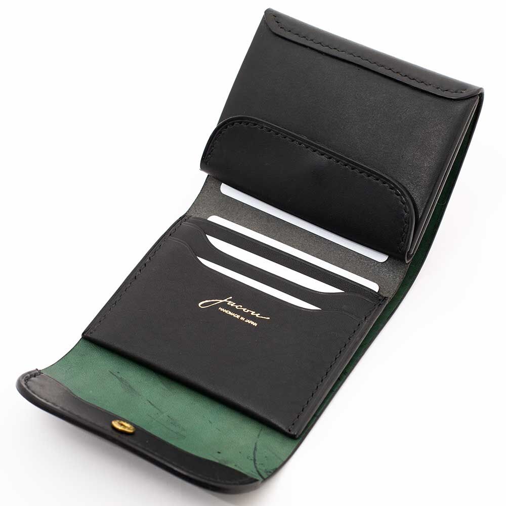 Jacou JW001 HORWEEN shell CORDOVAN ( wallet )-受
