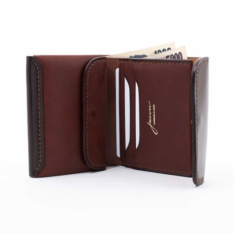 JW001 HORWEEN shell CORDOVAN ( wallet )