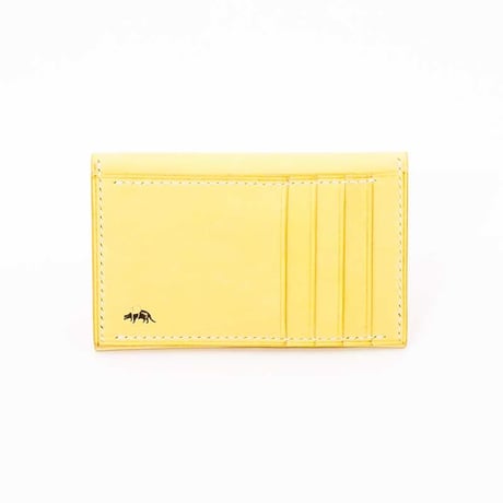 Jacou JC104 ( multi cardcase )   "yellow" pastel leather  ＊限定商品