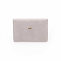 Jacou JW004 ( minimum wallet )  "gray" pastel leather＊限定商品