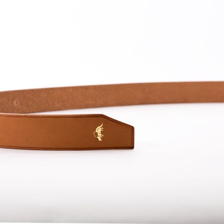 JB404 ( oval buckle belt ) brown