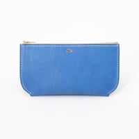Jacou JW008 ( pouch wallet L )   "blue" pastel leather  ＊限定商品