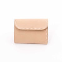 Jacou JW010 ( mini wallet )  "beige" pastel leather  ＊限定商品