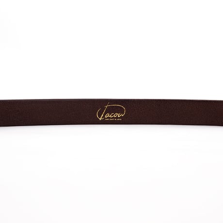 JB406 ( studded bow  belt ) dark brown