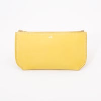 Jacou JW008 ( pouch wallet L )   "yellow" pastel leather  ＊限定商品