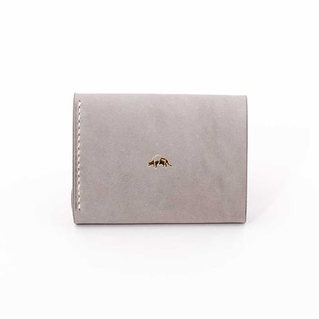Jacou JW010 ( mini wallet )  "gray" pastel leather  ＊限定商品
