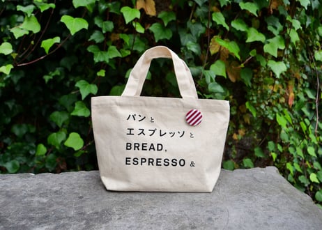 ロゴミニトートバッグ　缶バッジ付【送料込】