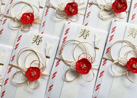紅白梅の祝儀袋（送料込み）