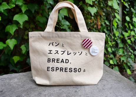 ロゴミニトートバッグ　缶バッジ付【送料込】