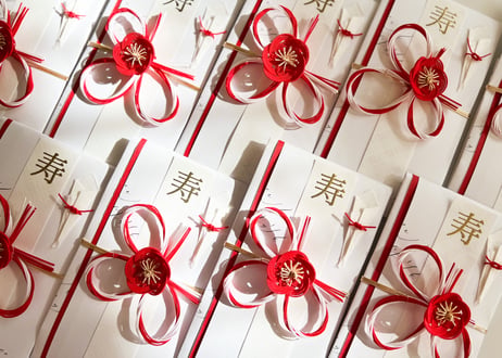 紅白と古き良き梅の祝儀袋（送料込み）