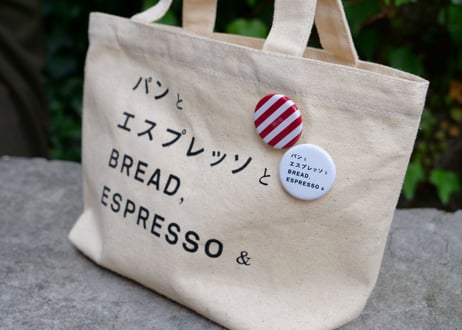 ロゴミニトートバッグ　缶バッジ付【送料込】