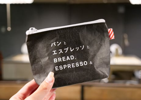 パンエスロゴ入りウォッシャブルペーパーポーチ【送料込】