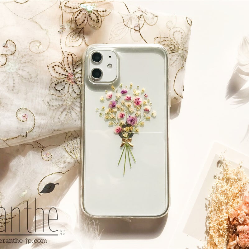 りらっくまページ★押し花ケース リラックマ様専用＊押し花スマホケース リラックマ スマホケース