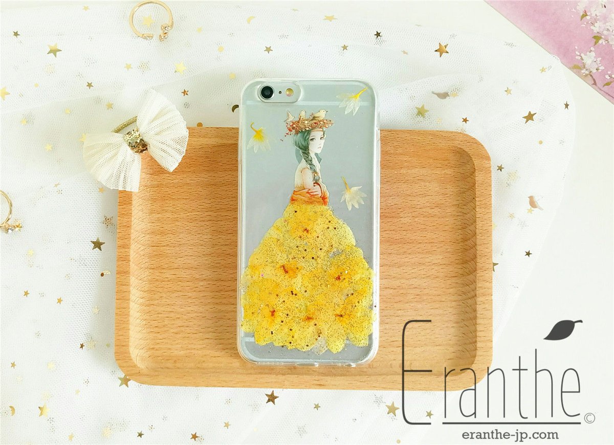ウエディングドレス 押し花 スマホケース | Eranthe
