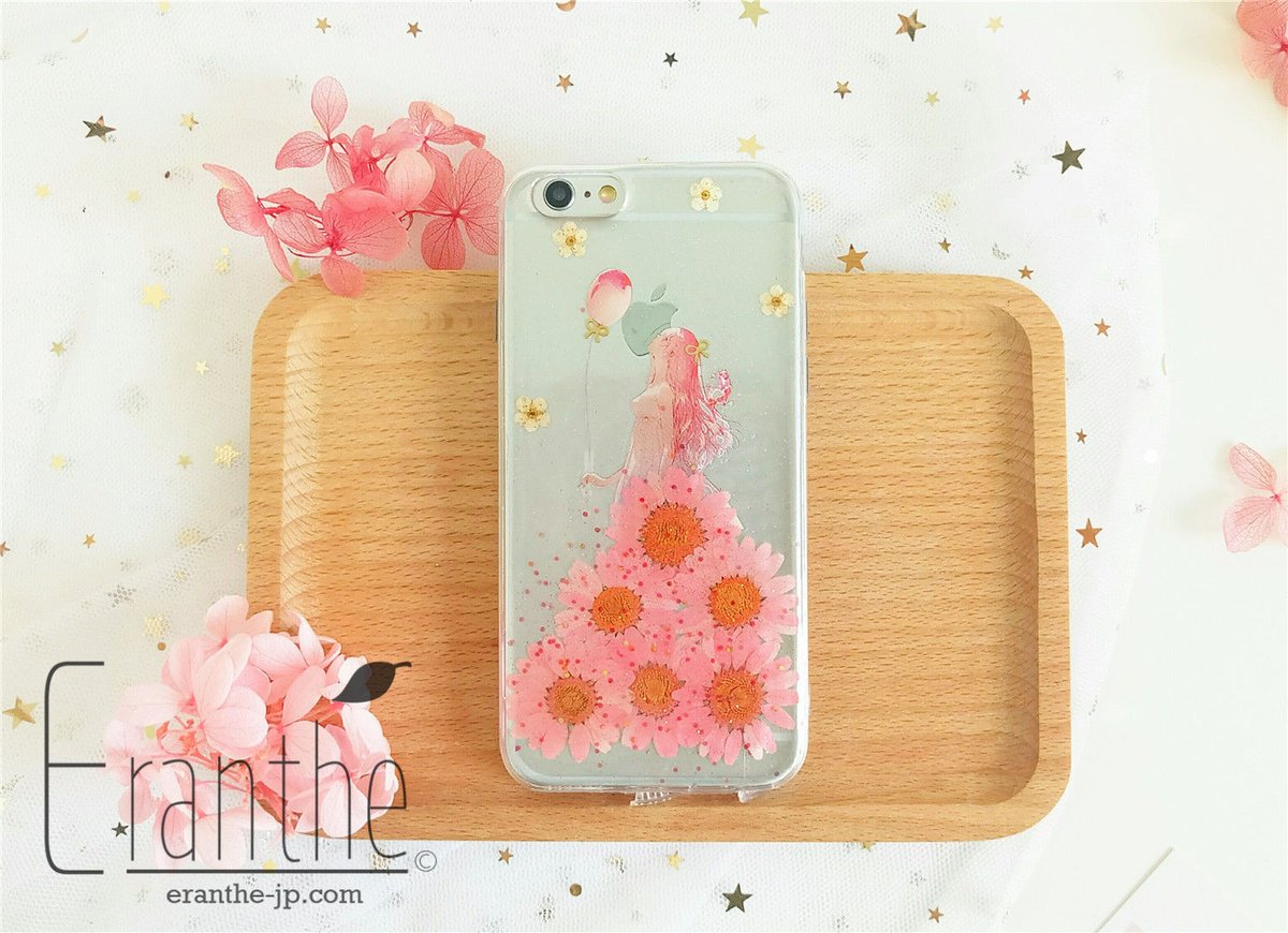 ウエディングドレス 押し花 スマホケース | Eranthe