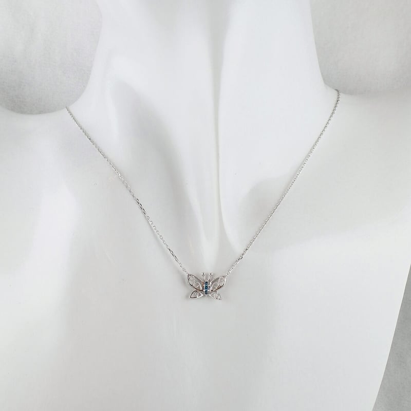 K18wgブルーダイヤペンダント | Volume Jewel Studio 