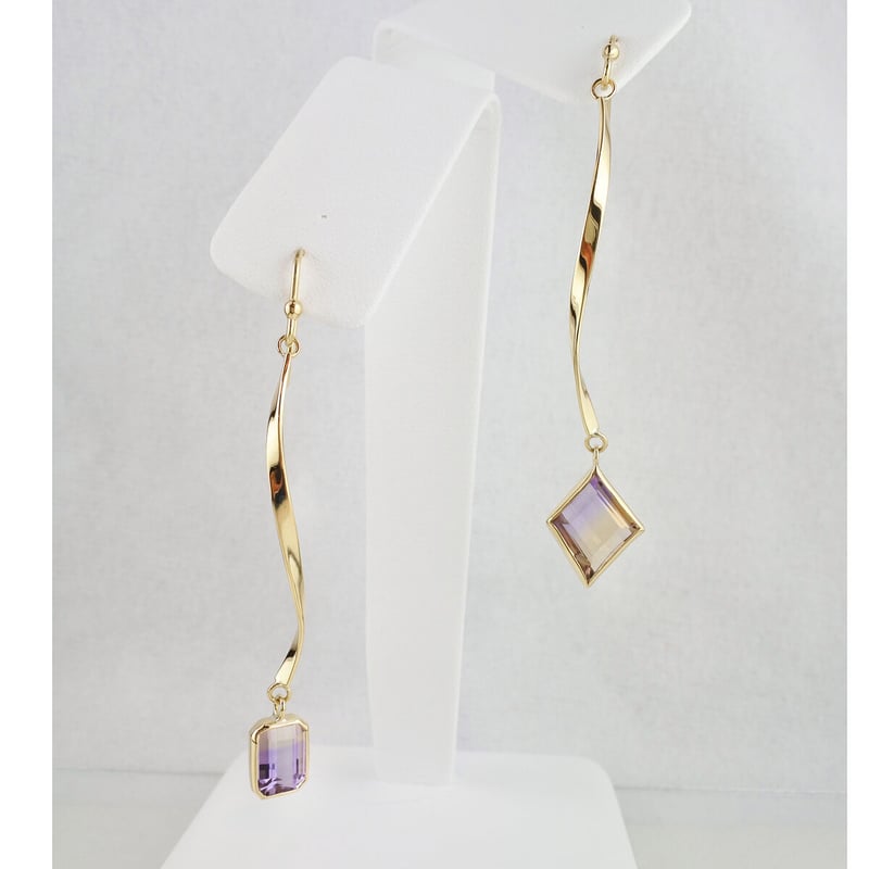 K18アメトリンピアス | Volume Jewel Studio K18アメトリンピアス | Volume Jewel Studio