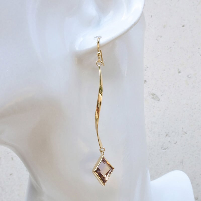 K18アメトリンピアス | Volume Jewel Studio