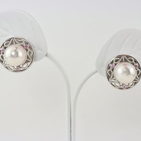 SVアコヤ真珠ピアス(St.Cage)