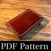 Mini Zipper Wallet Pattern / P-No.6