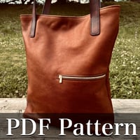 Elegant Tote Bag pattern / P-No.12