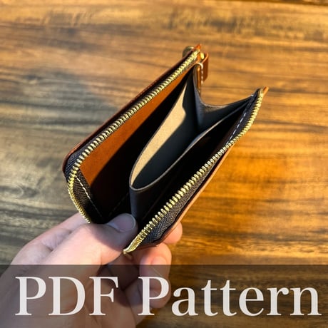 Mini Zipper Wallet Pattern / P-No.6