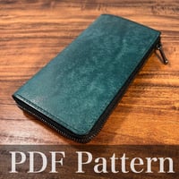 Medium Zipper Wallet Pattern / P-No.2