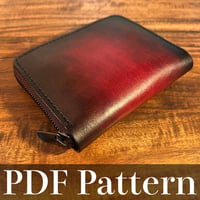Zip-Around Wallet Pattern / P-No.9