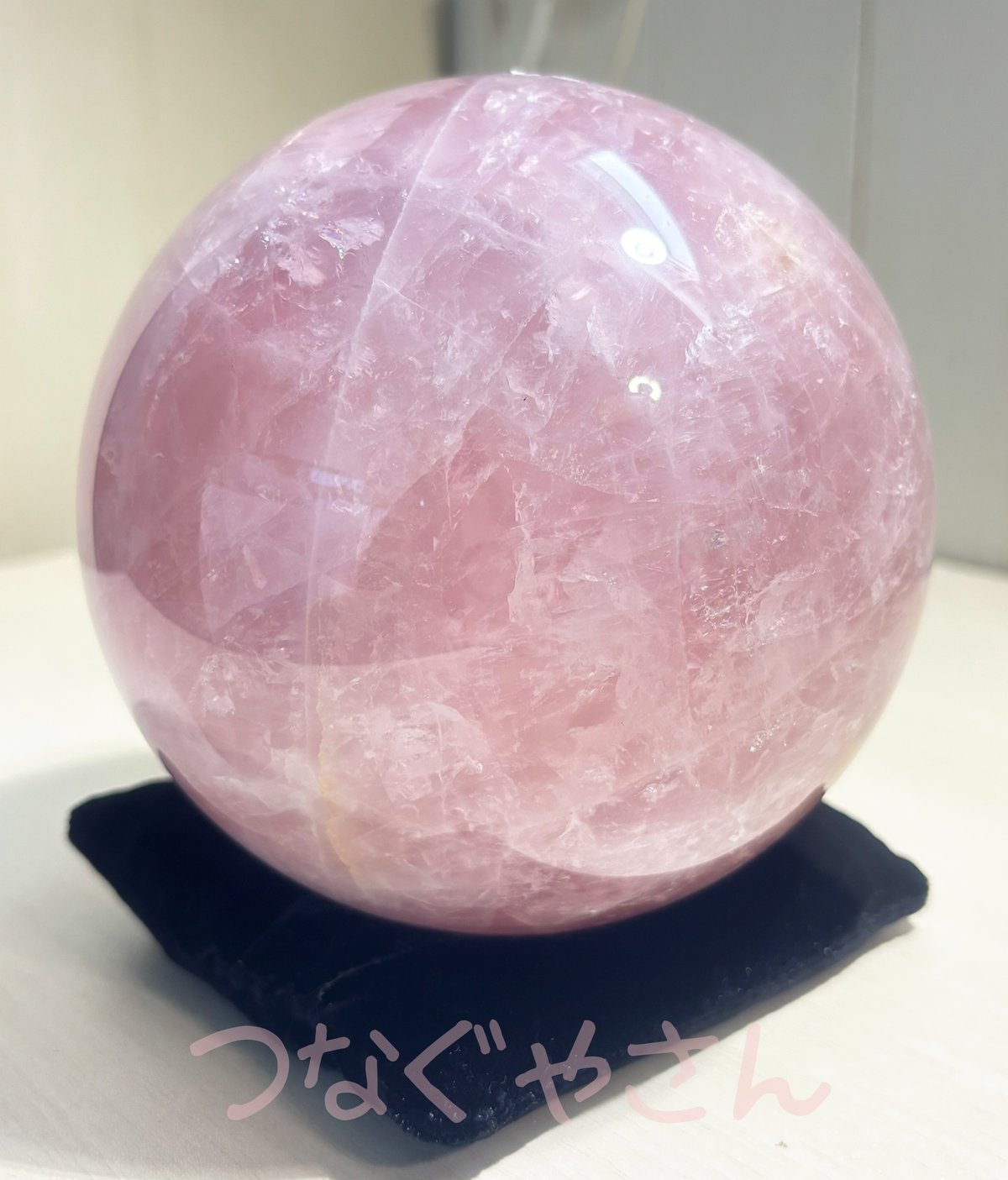 ローズクォーツ特大スフィア ローズクォーツ特大スフィア | つなぐやさん