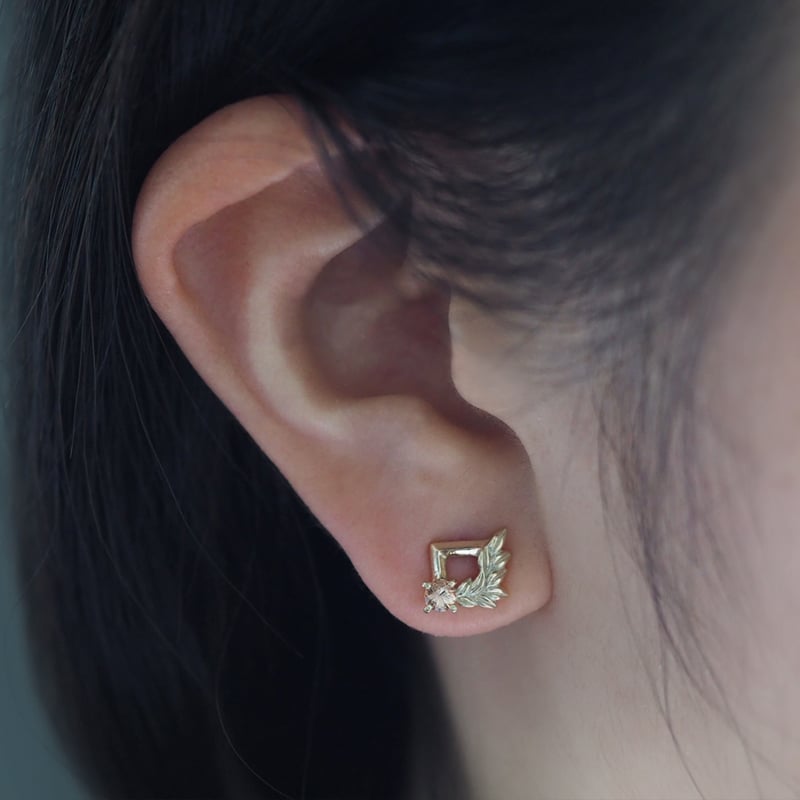 jentlous両耳 スターダスト2WAY片耳ピアス / silver 017018 | GENAC ROUE