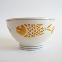 ボウル　Ф１３．５ｃｍ　「魚（どうぞ召し上がれ！）」