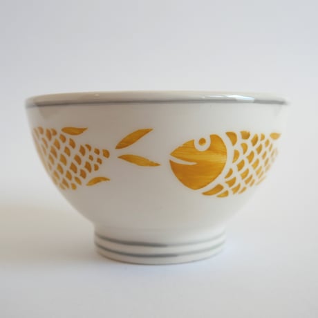 ボウル　Ф１３．５ｃｍ　「魚（どうぞ召し上がれ！）」
