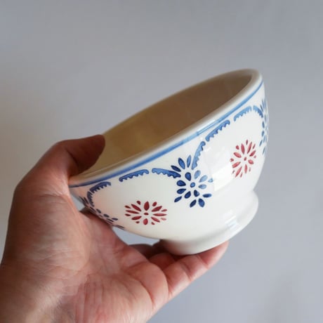 ボウル　Ф１３．５ｃｍ　「フラワーボーダー」